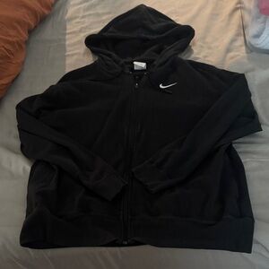 Nike Full-Zip Fleece Hoodie | Black | Women’s XS